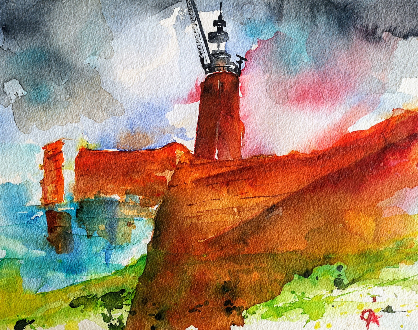Helgoland. Leuchtturm